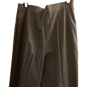 Jaclyn Smith Women's Comfort / Career Pants Black Side Zipper Wide Waistband 16M